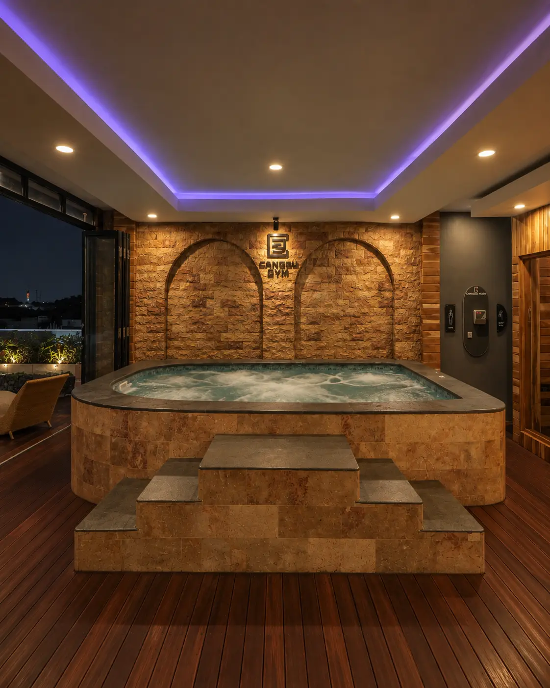 Jacuzzi at Canggu 9YM Recovery Area